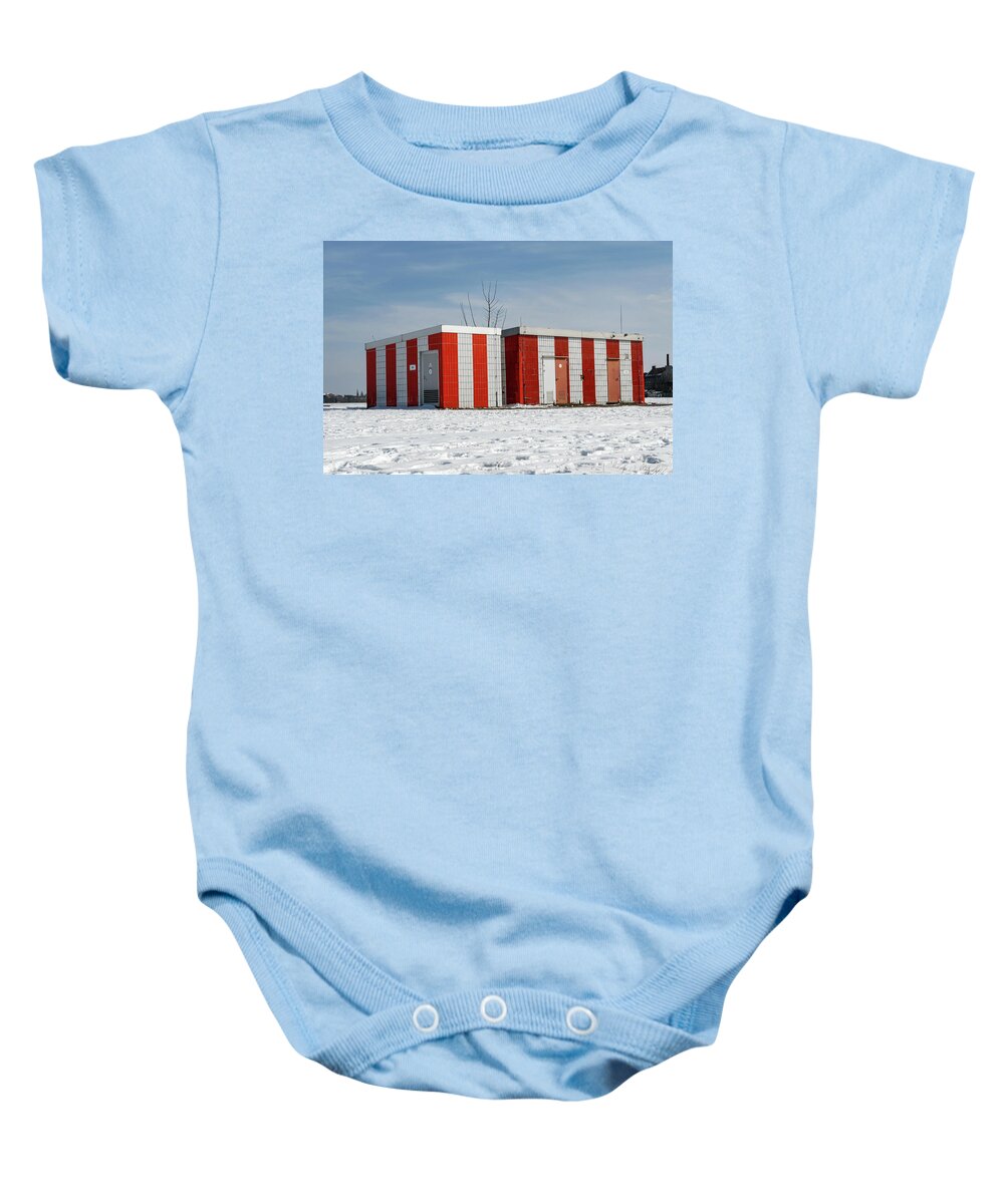 Architecture Baby Onesie featuring the photograph Berlin #1 by Eleni Kouri