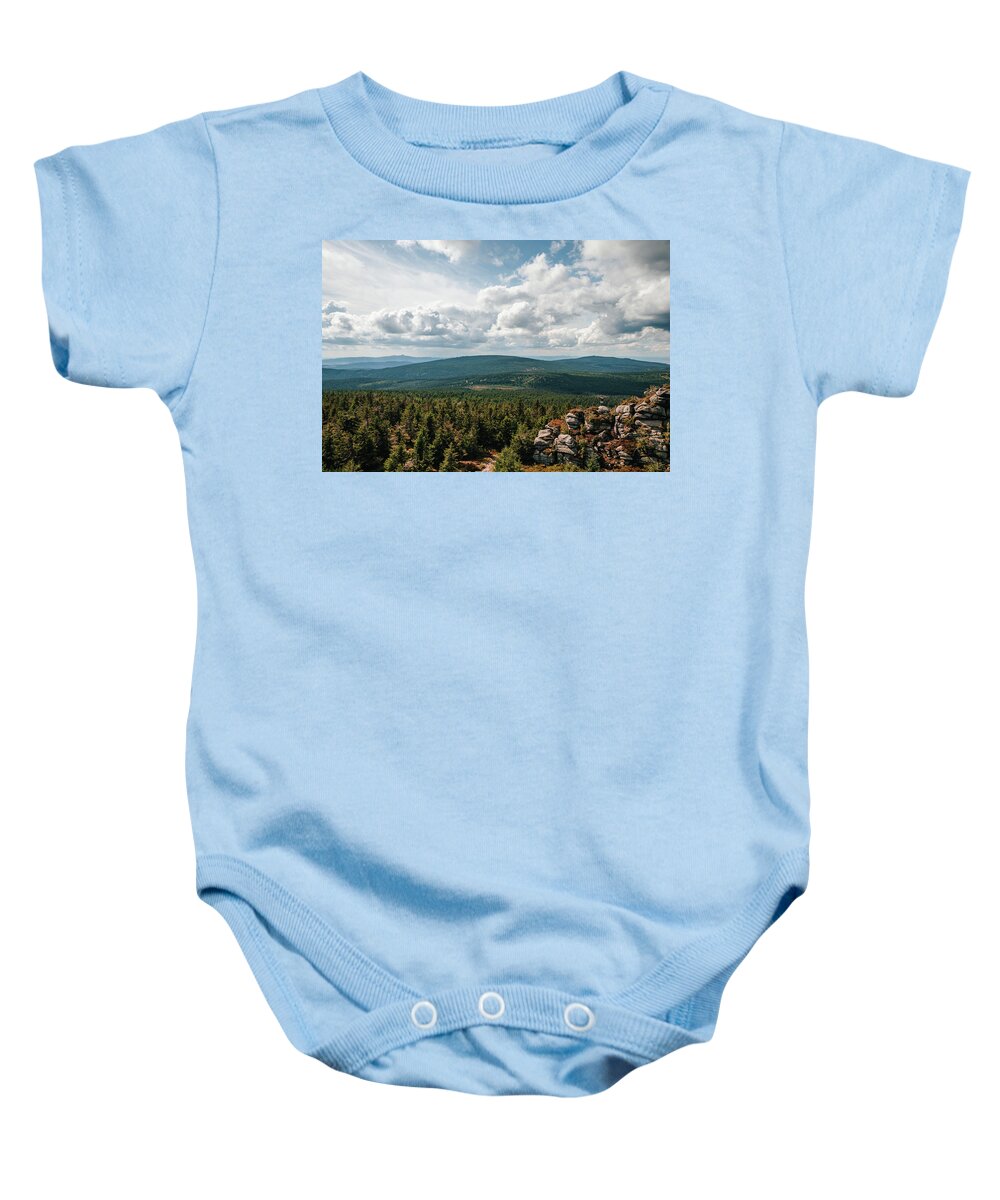 Symbiosis Baby Onesie featuring the photograph Lost in the wilderness by Vaclav Sonnek