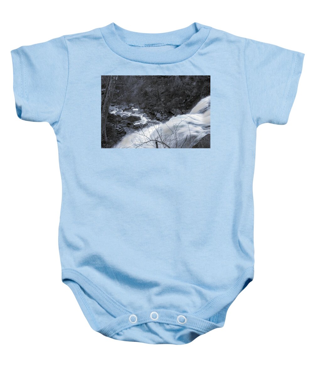  Baby Onesie featuring the photograph Brandywine Falls by Brad Nellis