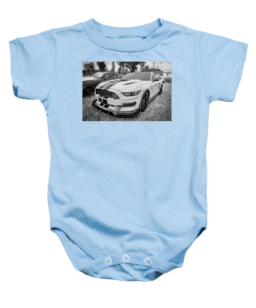2016 Ford Coyote Mustang 5.0 X126 Baby Onesie featuring the photograph 2016 Ford Coyote Mustang 5.0 X127 by Rich Franco