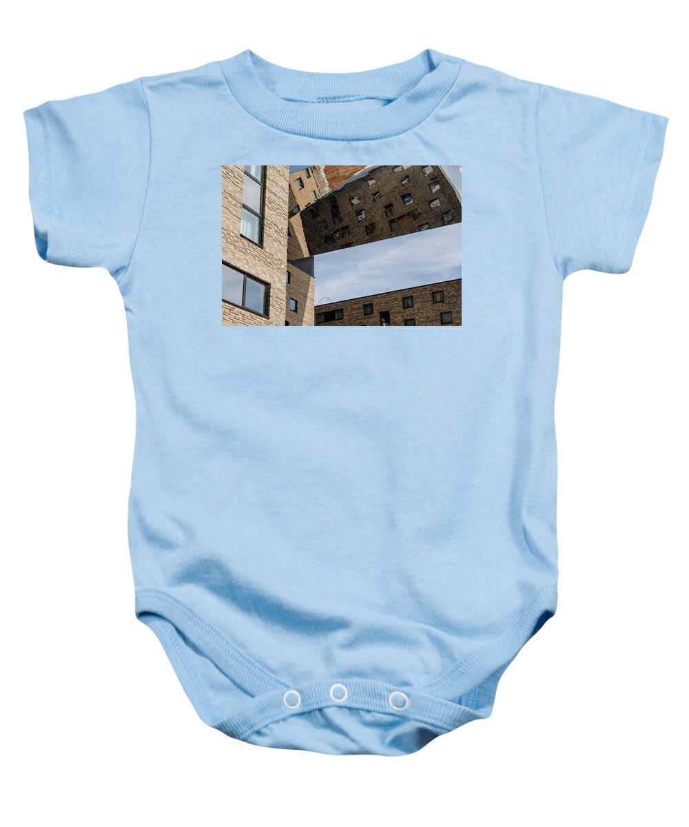 Architecture Baby Onesie featuring the photograph Berlin #25 by Eleni Kouri