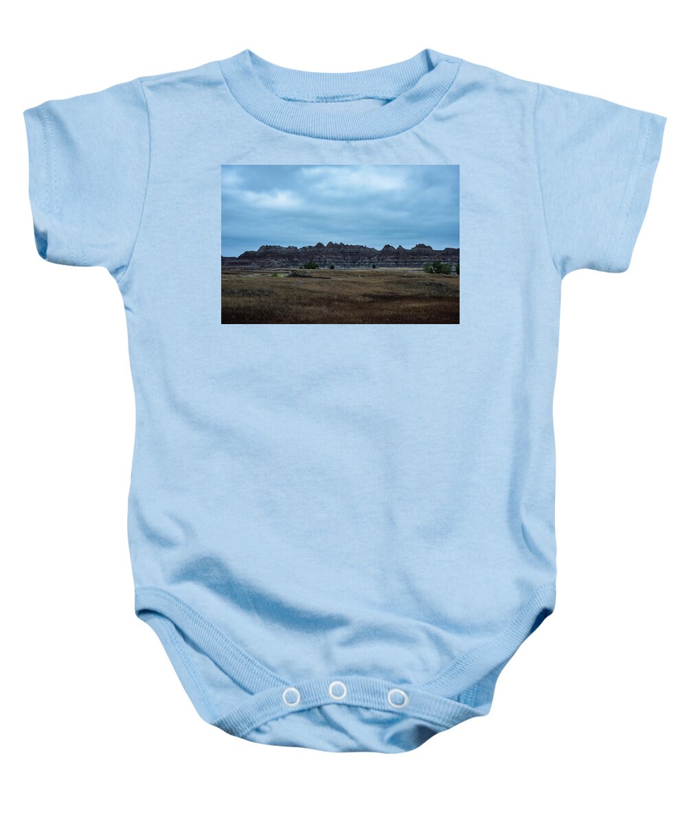  Baby Onesie featuring the photograph Badlands 6 by Wendy Carrington