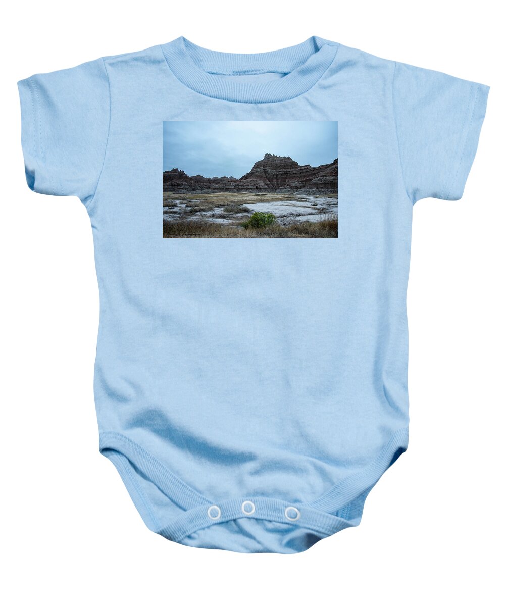  Baby Onesie featuring the photograph Badlands 7 by Wendy Carrington