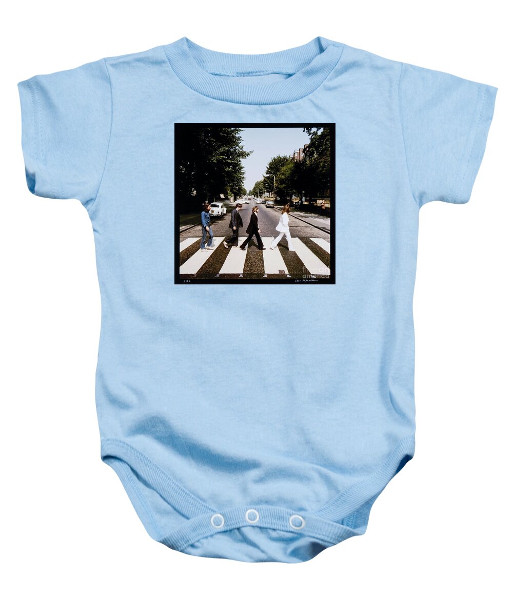 Beatles Baby Onesie featuring the photograph Beatles Album Cover by Action