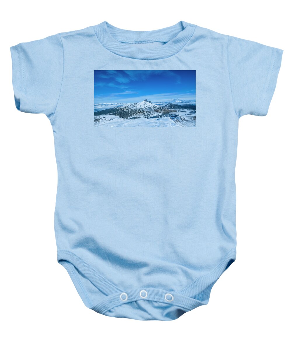Environment Baby Onesie featuring the photograph Black Tusk by Pelo Blanco Photo