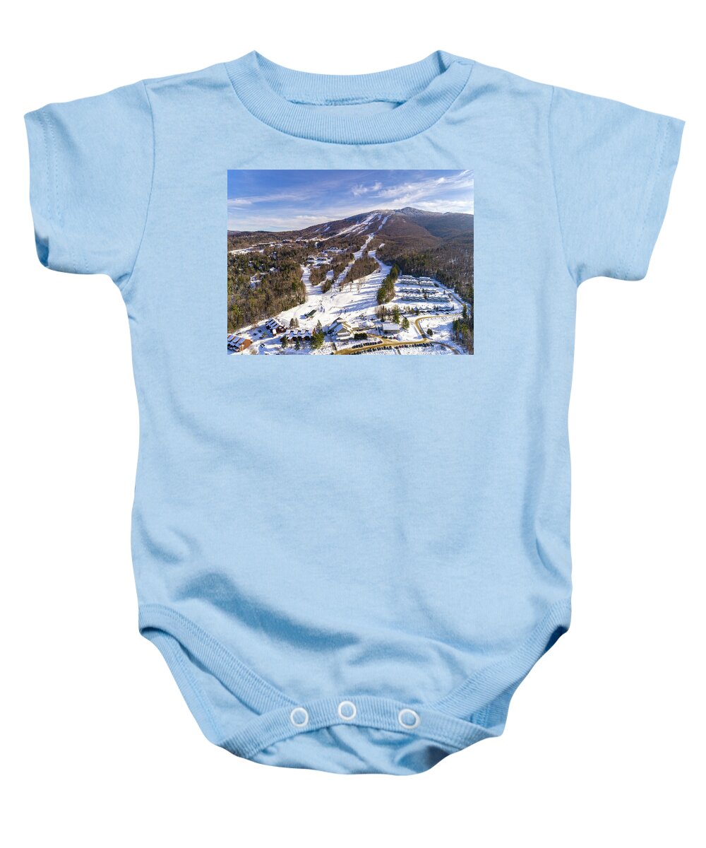 Vermont Baby Onesie featuring the photograph Burke Mountain, Vermont by John Rowe