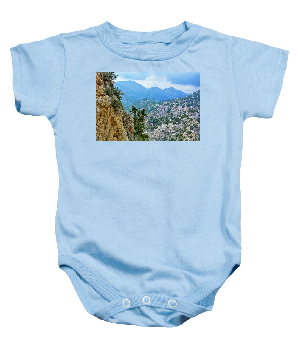 San Gabriel Mountains National Monument Baby Onesie featuring the photograph California San Gabriel Mountains by Kyle Hanson