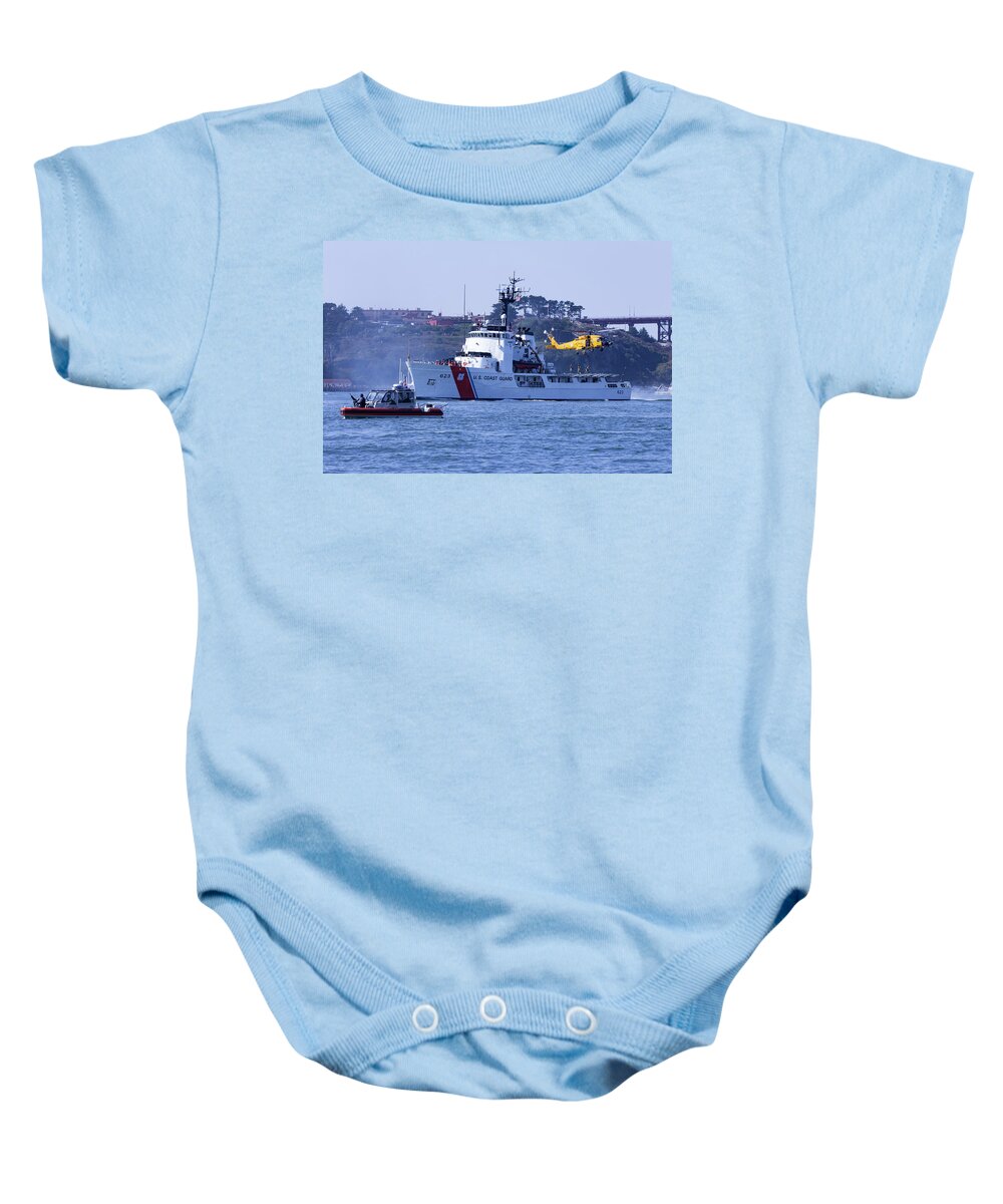Coast Guard Baby Onesie featuring the photograph Coast Guard Assets by Rick Pisio