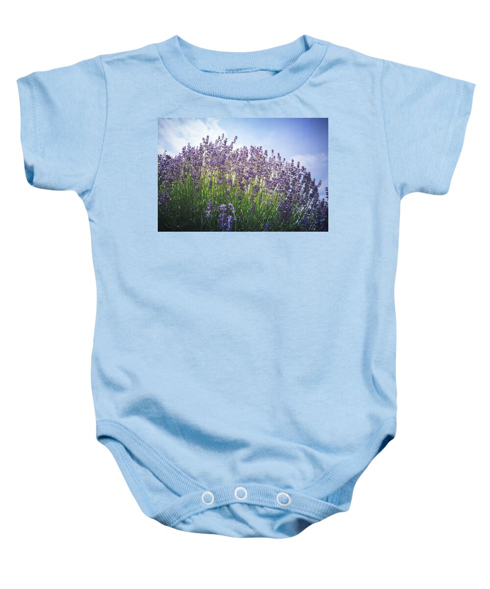 Lavender Baby Onesie featuring the photograph Flowers 3 by Carol Jorgensen