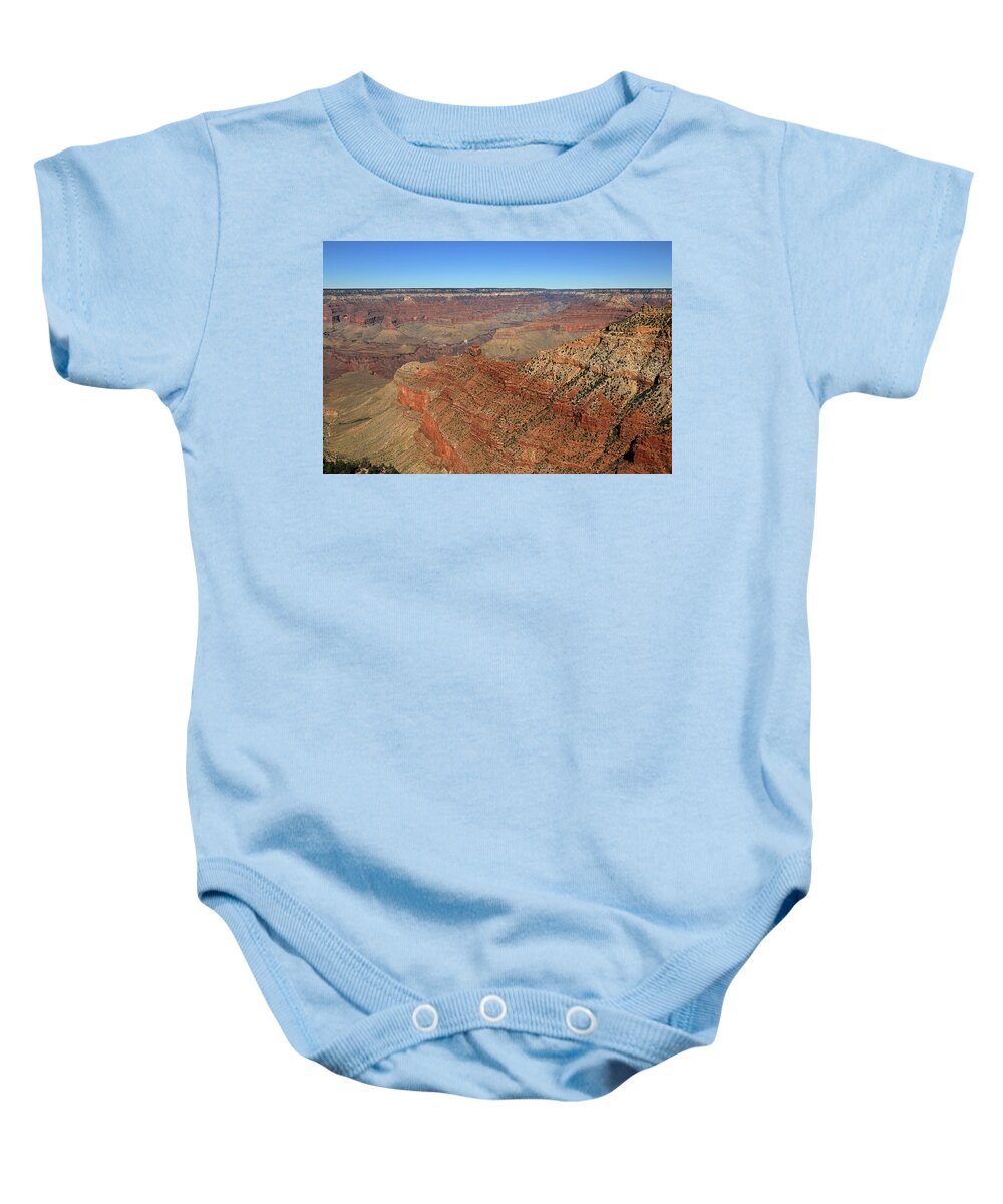 Grand Canyon National Park Baby Onesie featuring the photograph Grand Canyon - Daytime View by Richard Krebs