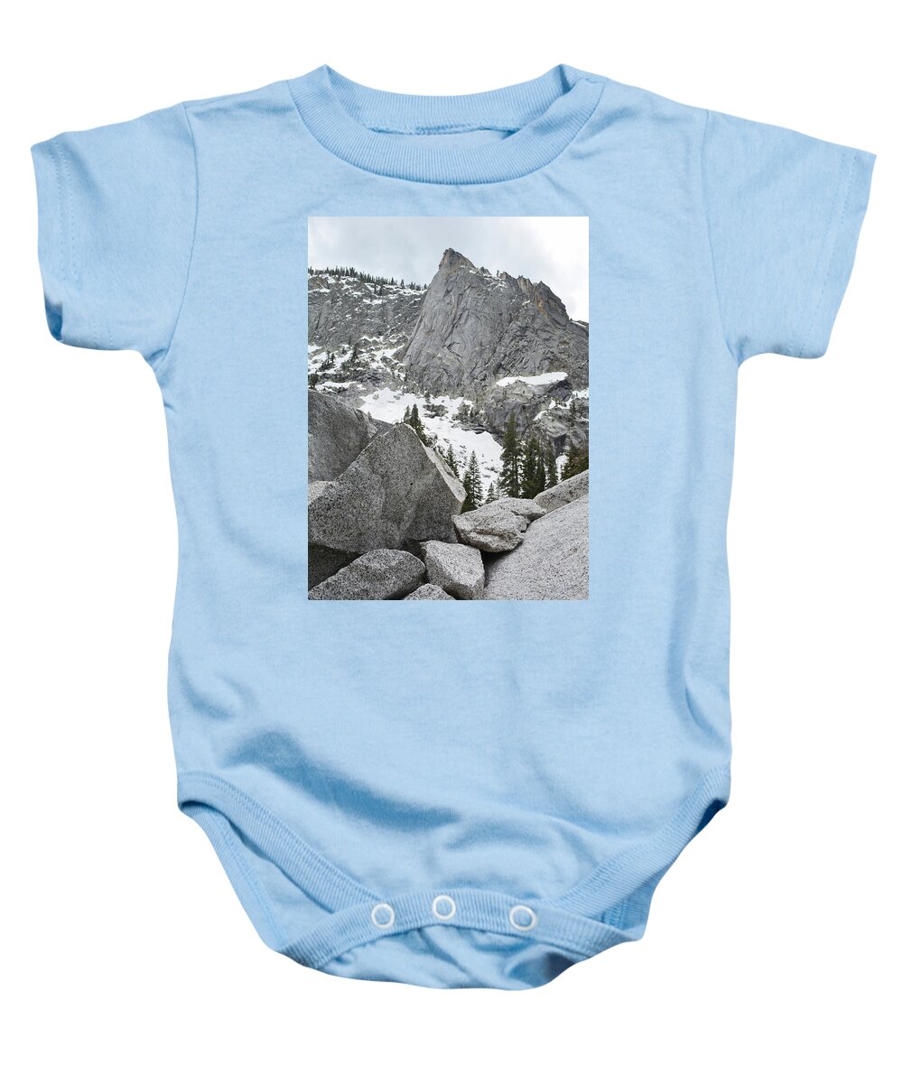 Sequoia National Park Baby Onesie featuring the photograph High Sierra Peak by Kyle Hanson