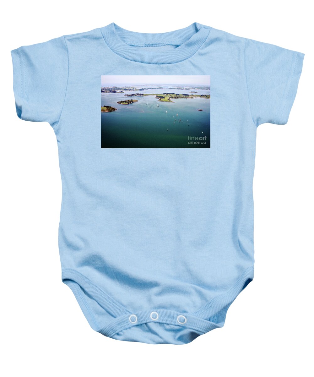 Ileauxmoines Baby Onesie featuring the photograph Ile Aux Moines by Frederic Bourrigaud