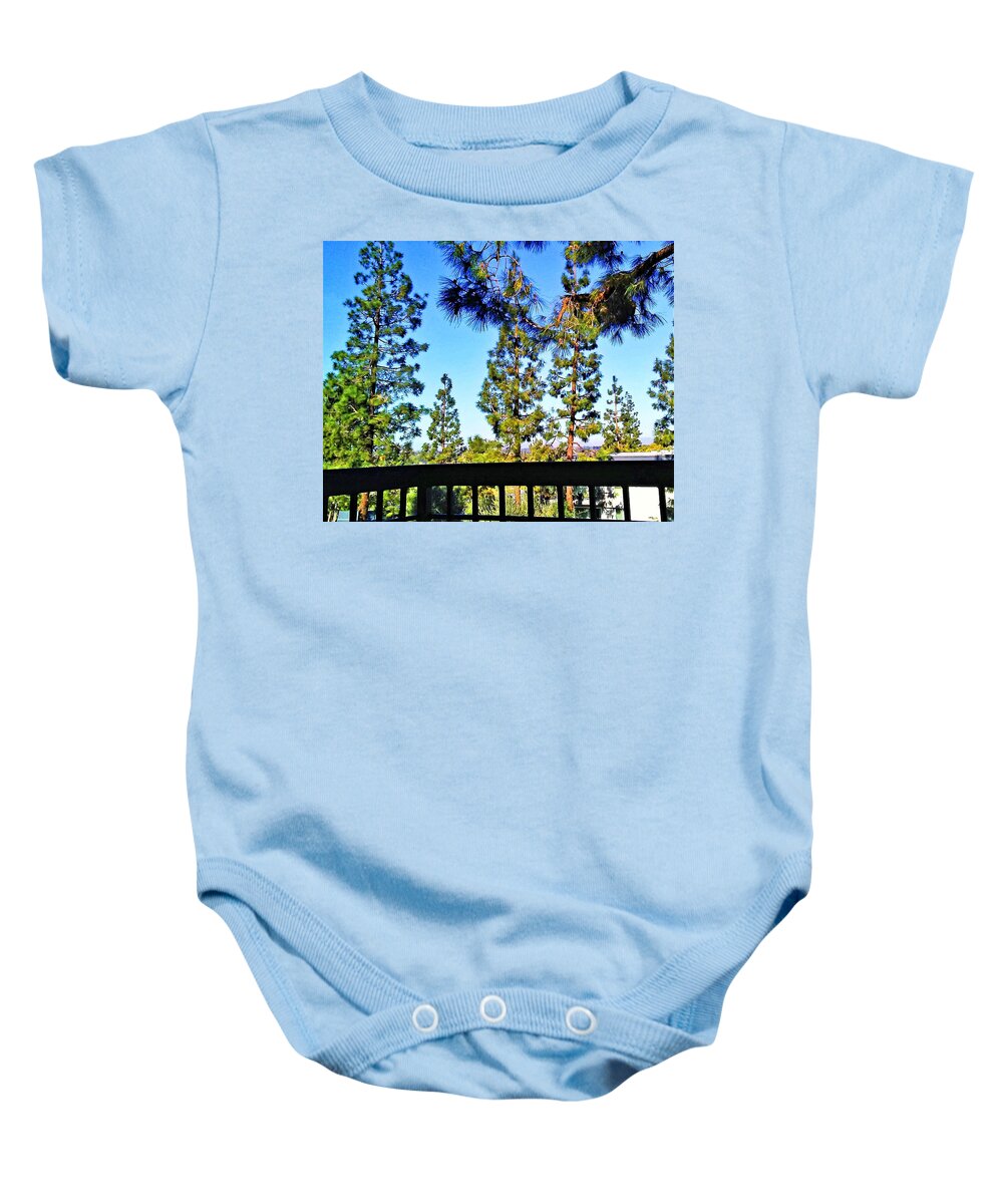 Trees Baby Onesie featuring the photograph Life Is Good by Andrew Lawrence
