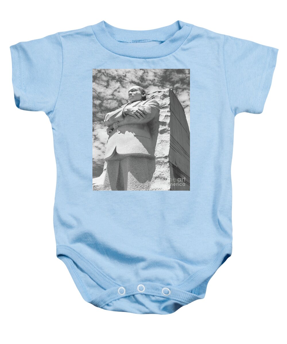 Martin Luther King Jr. Baby Onesie featuring the photograph Martin Luther King Jr. Memorial by Edward Fielding