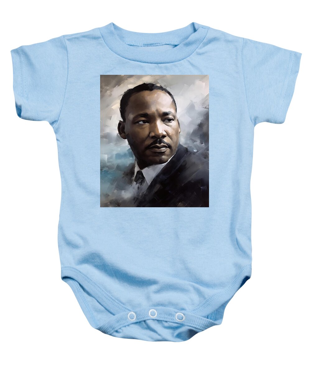  KinHui Camiseta negra suave para bebé Martin Luther King Jr (2)  Onesies : Ropa, Zapatos y Joyería