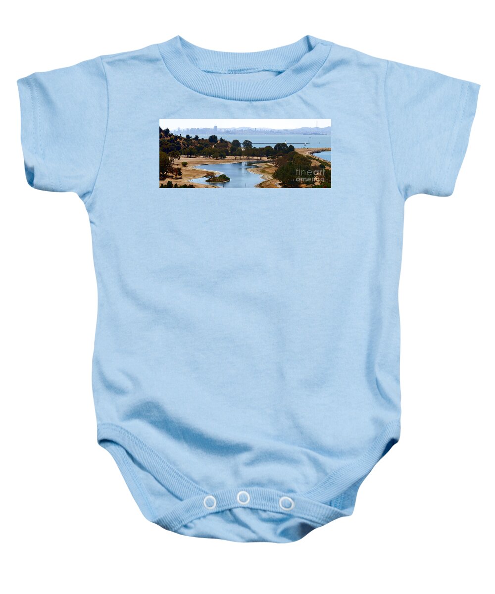 Bay Area Baby Onesie featuring the photograph On a Clear Day You can See San Francisco by Tony Lee