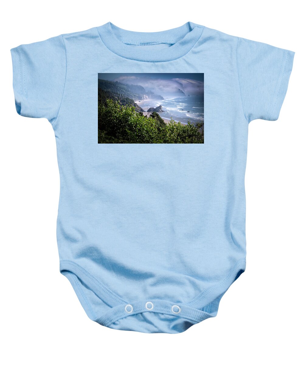 Pacific Ocean Baby Onesie featuring the photograph Pacific Coast by Norman Reid