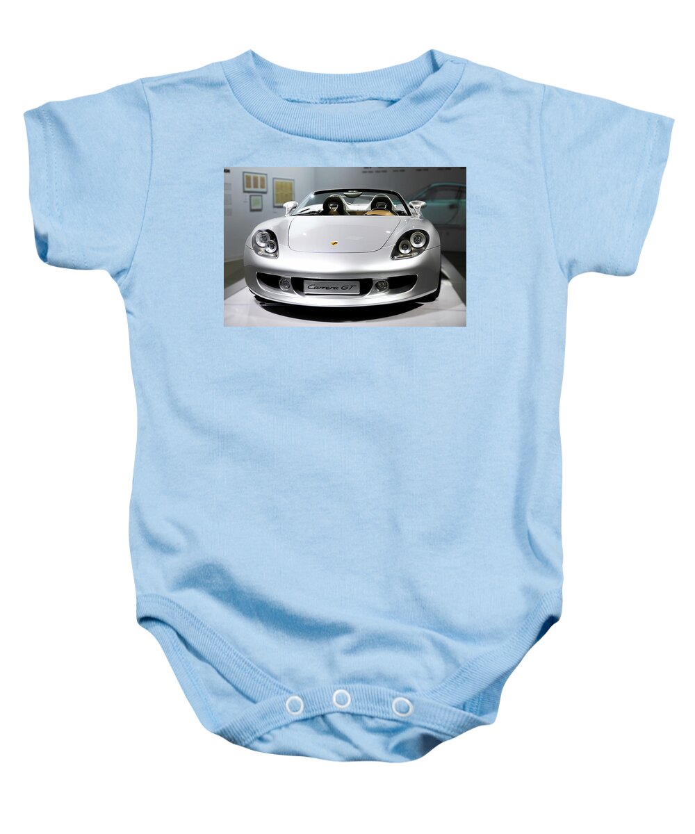 Porsche Baby Onesie featuring the photograph Porsche Carrera GT Supercar by Gene Parks