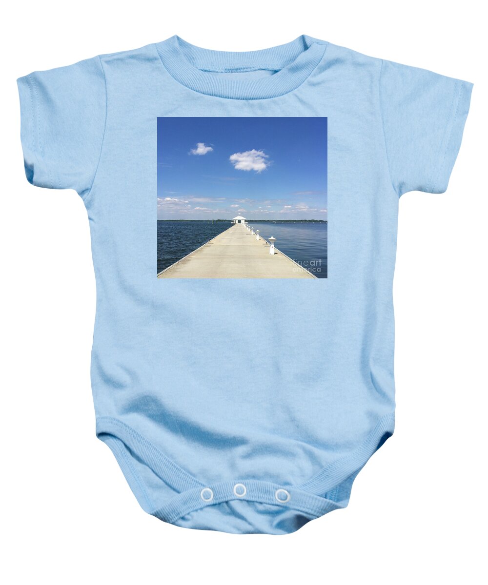 Chesapeake Bay Baby Onesie featuring the photograph Quiet Place by M West