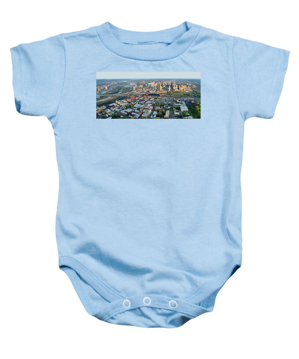 Richmond Baby Onesie featuring the photograph Rva 013 by Richmond Aerials