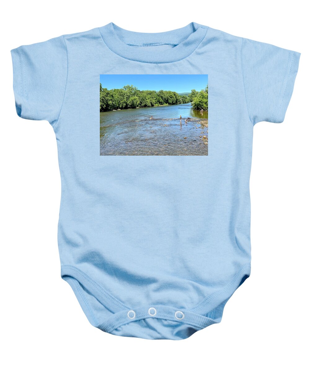  Baby Onesie featuring the painting Shenandoah by Anitra Boyt