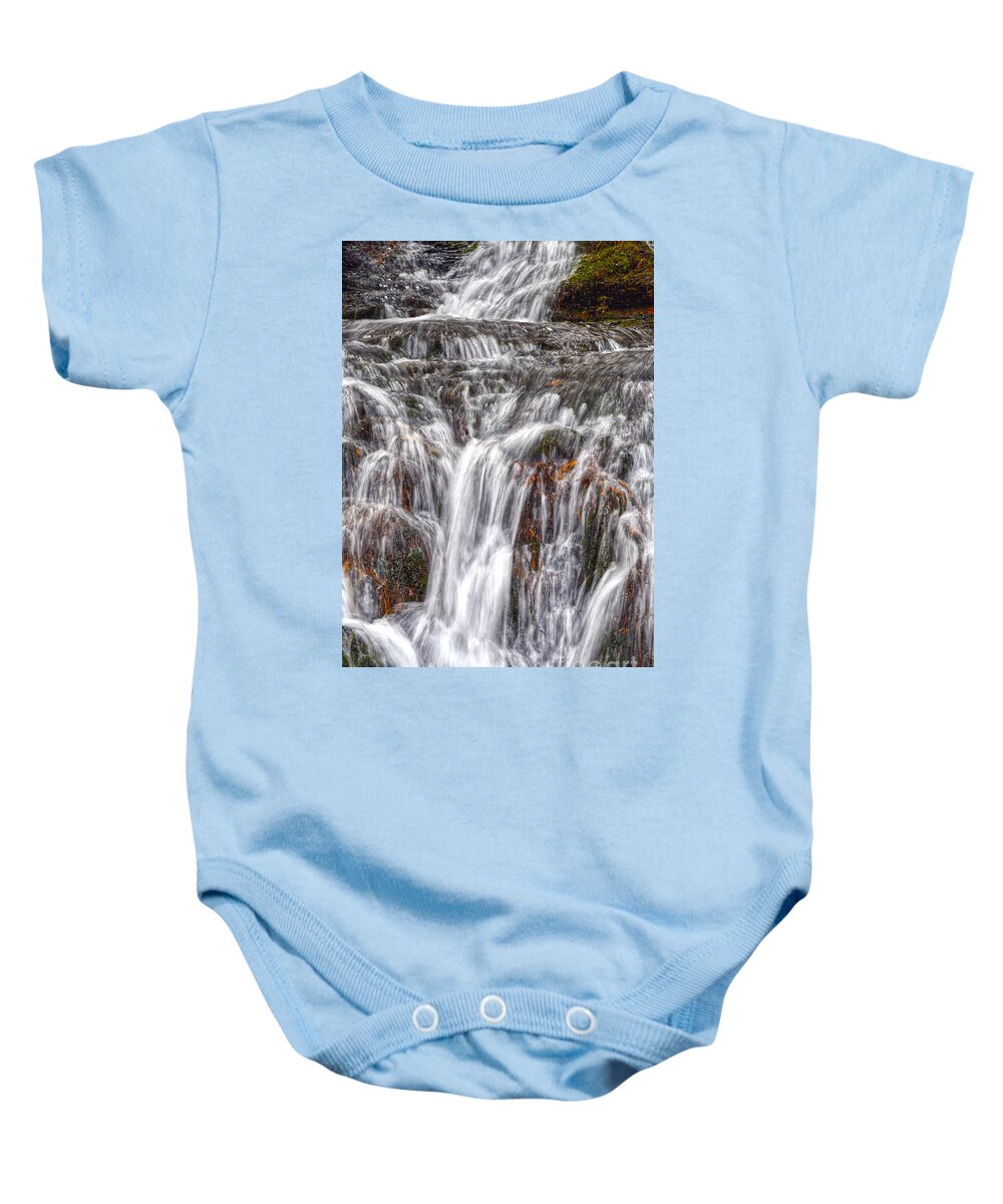 Waterfalls Baby Onesie featuring the photograph Small Waterfalls 3 by Phil Perkins