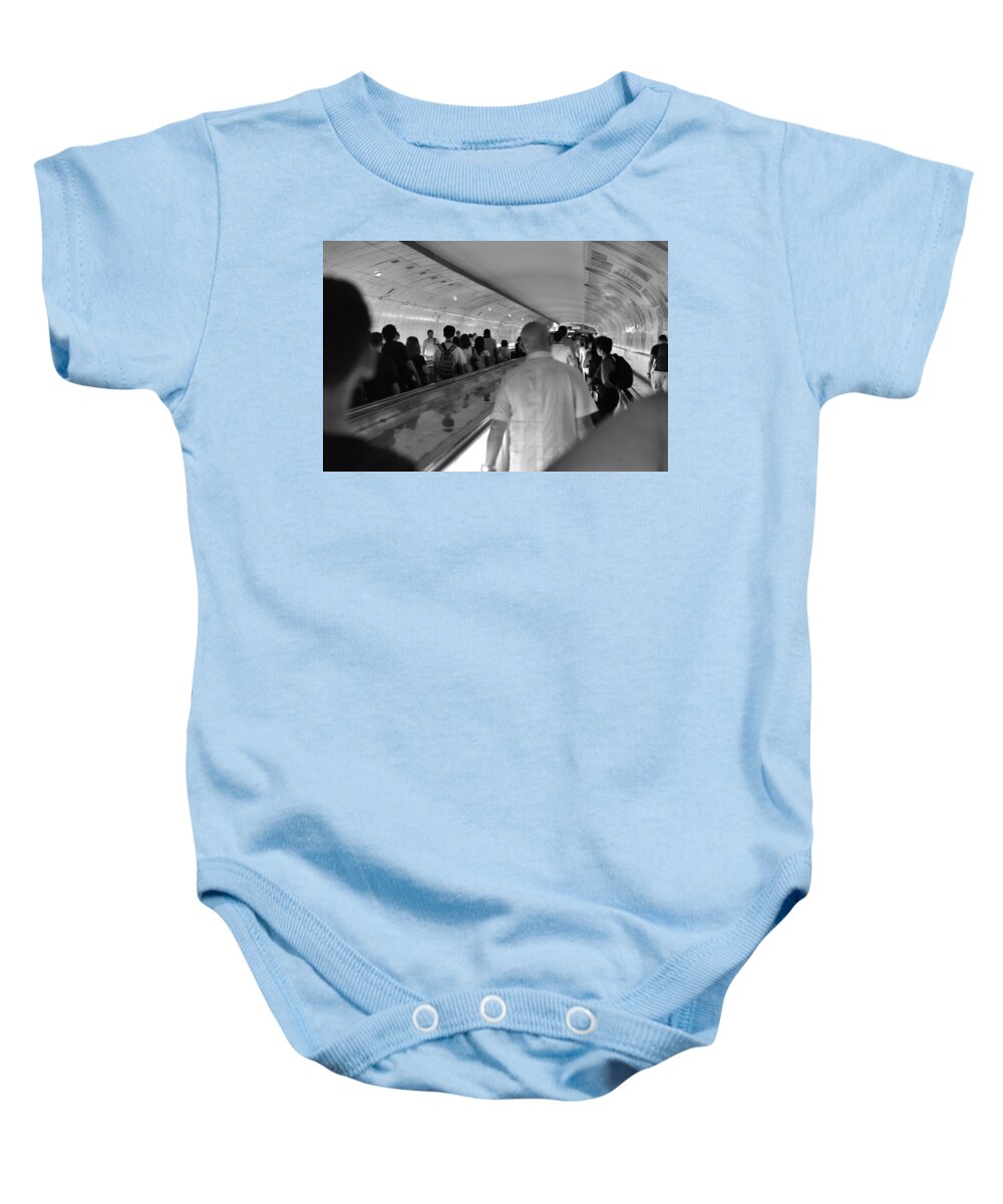 Paris Baby Onesie featuring the photograph Subway In Paris France by Neil R Finlay