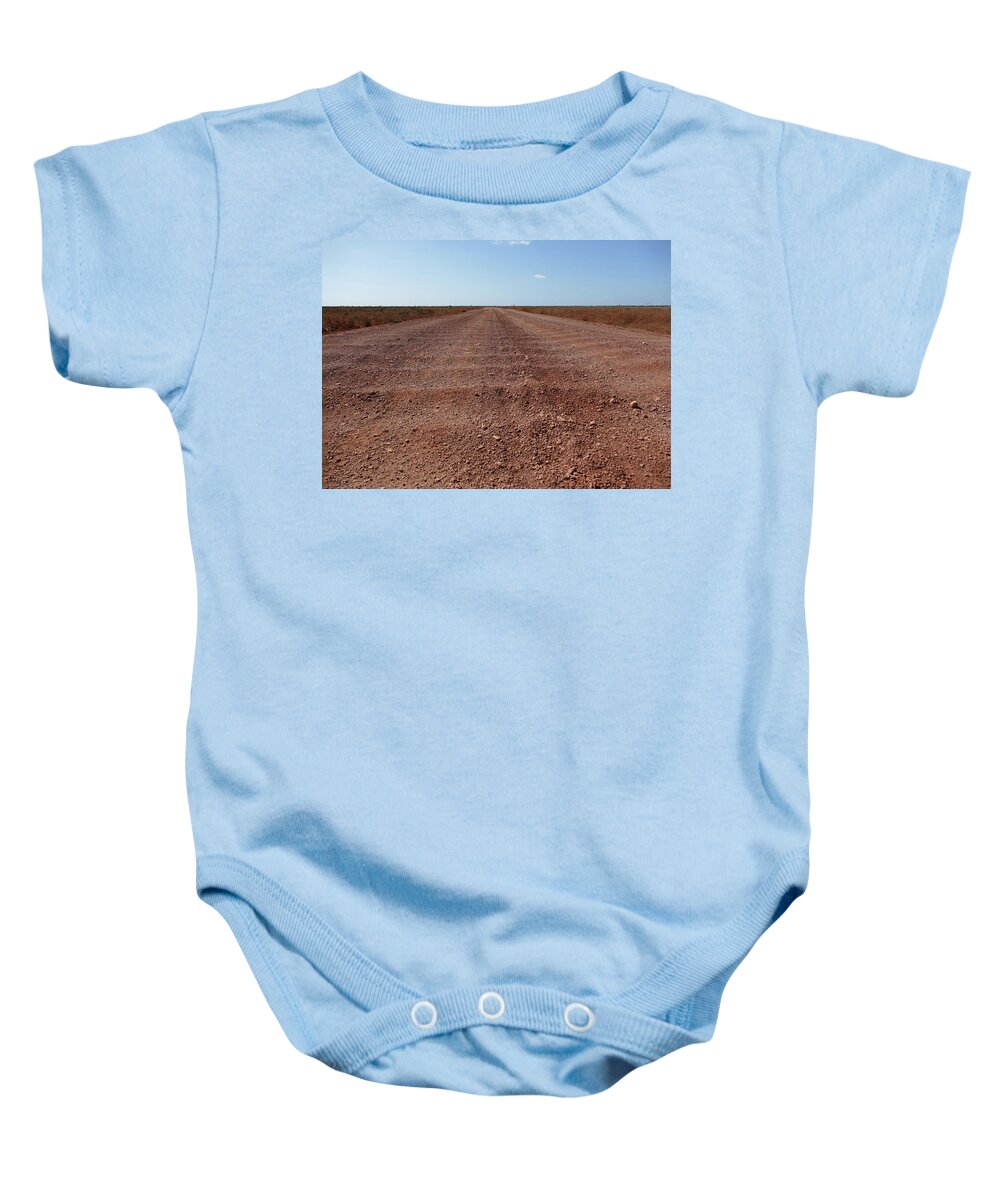 Outback Baby Onesie featuring the photograph The road to nowhere... by Maryse Jansen