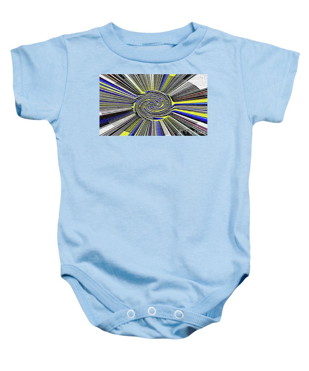 Tom Stanley Janca Abstract #ps1c Baby Onesie featuring the digital art Tom Stanley Janca Abstract #ps1c by Tom Janca