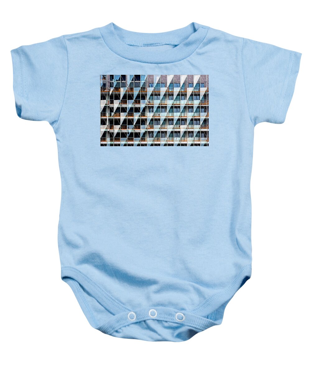 Architecture Baby Onesie featuring the photograph Urban geometry by Roberto Pagani