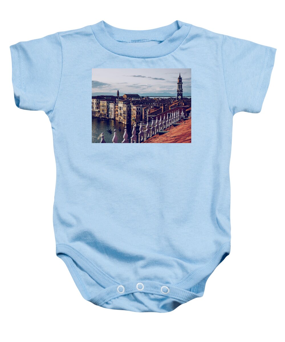 Venice Baby Onesie featuring the photograph Venice - Cannaregio - Canal Grande by Alexander Voss
