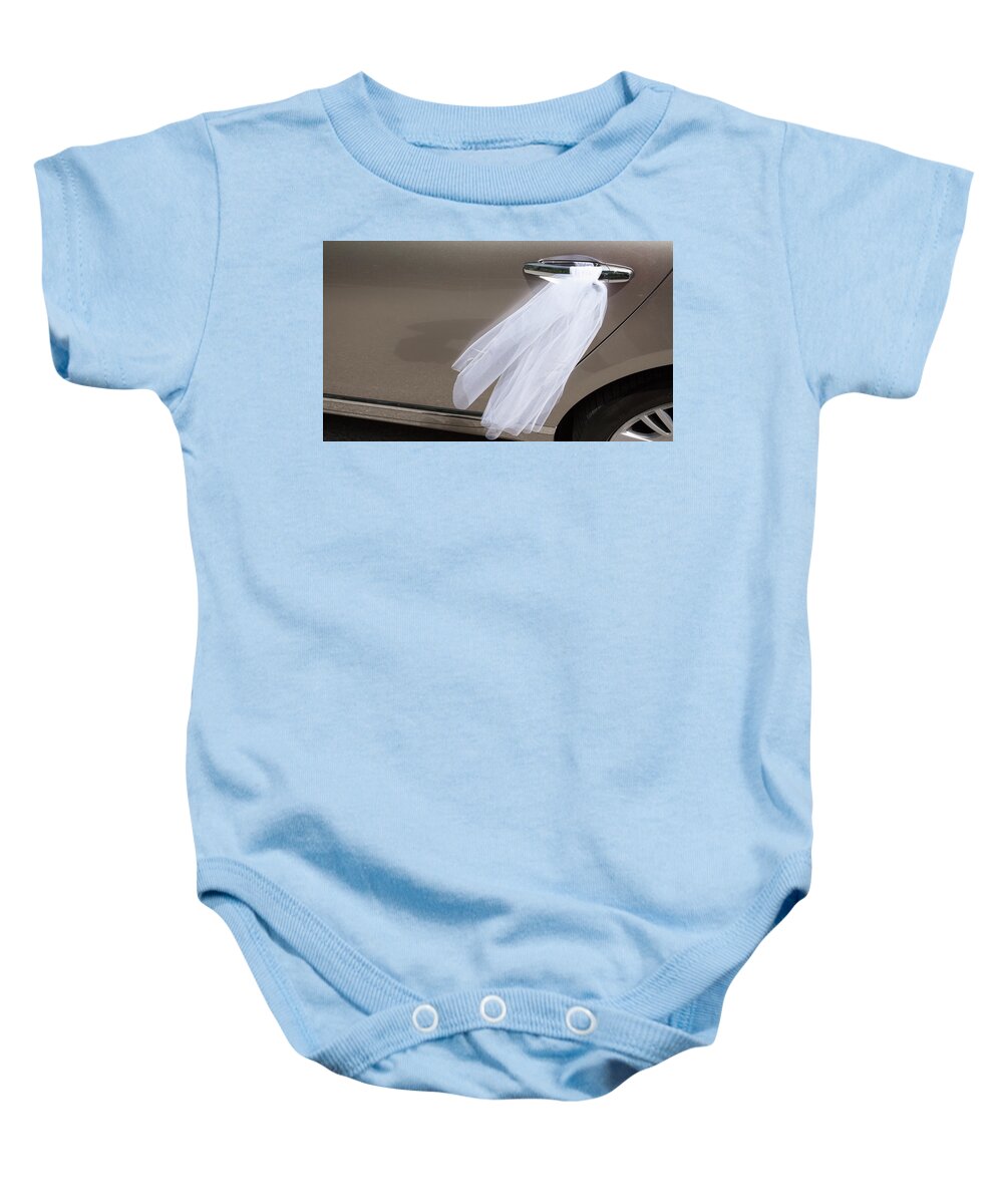 Wedding Baby Onesie featuring the photograph Wedding Bently by Jim Whitley