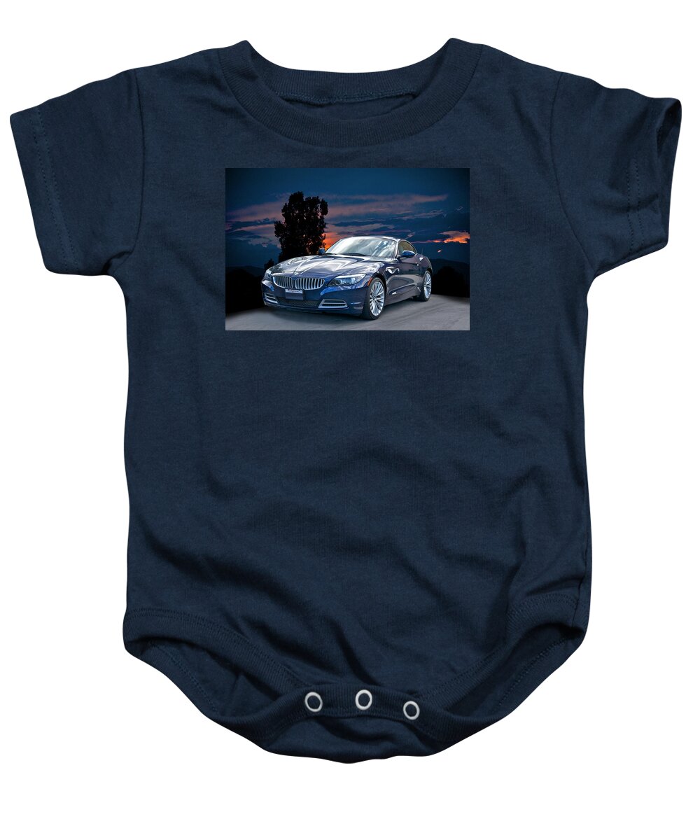 Auto Baby Onesie featuring the photograph 2013 Bmw Z4 by Dave Koontz