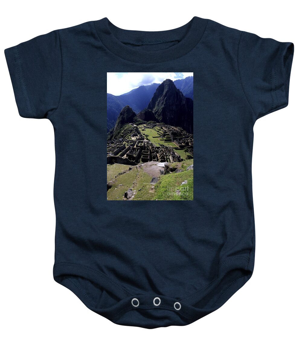 Machu Picchu Baby Onesie featuring the photograph Machu Picchu Peru #3 by Ryan Fox
