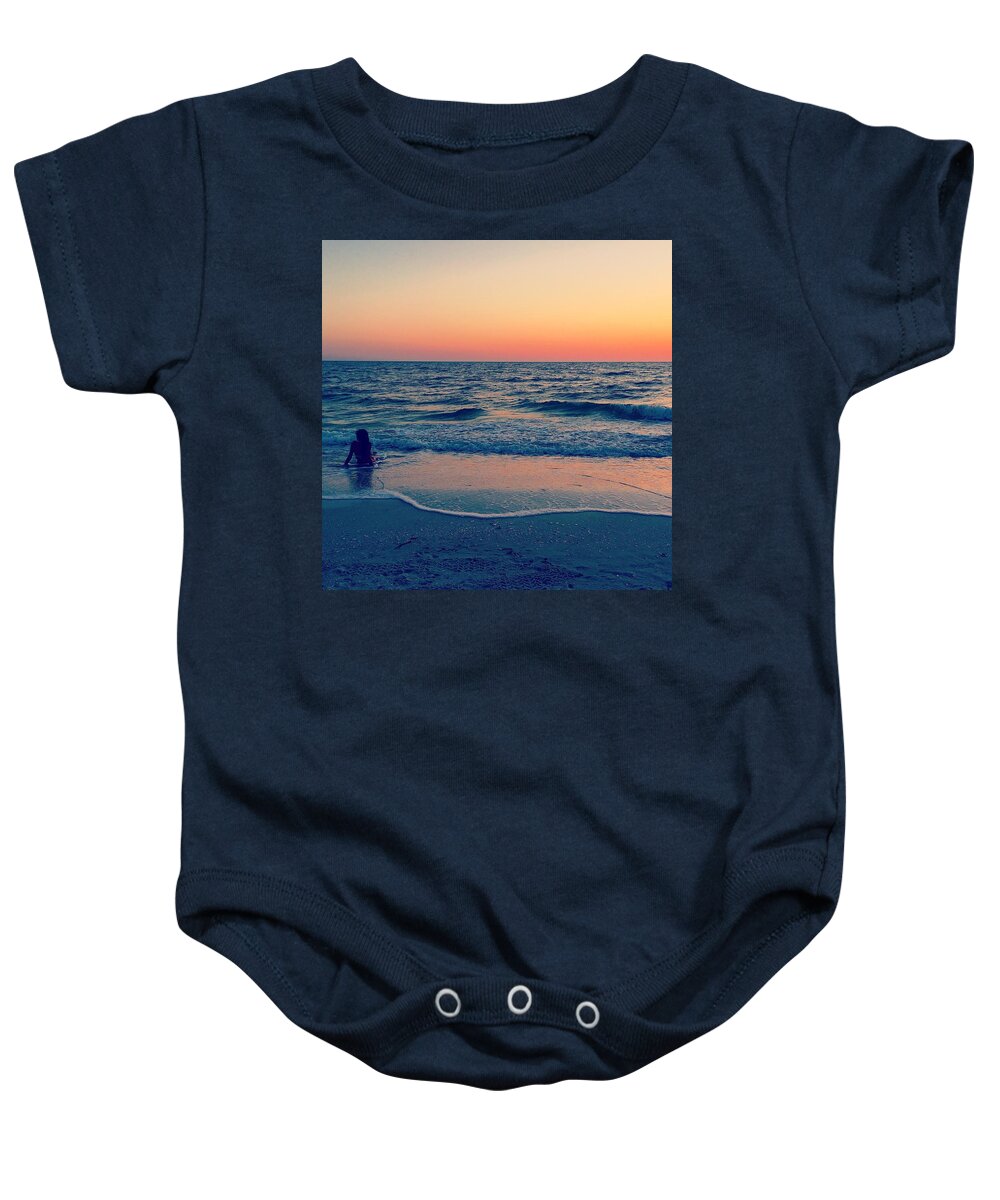 Beach Baby Onesie featuring the photograph A Moment to Remember by Melanie Moraga