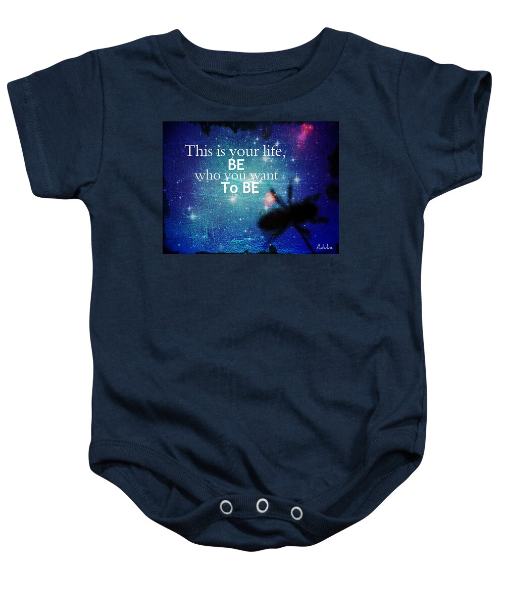 Be Baby Onesie featuring the photograph Be by Maria Aduke Alabi