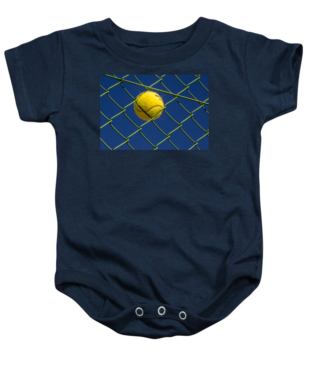 Tennis Baby Onesie featuring the photograph Caught In Stagnation by Andreas Berthold
