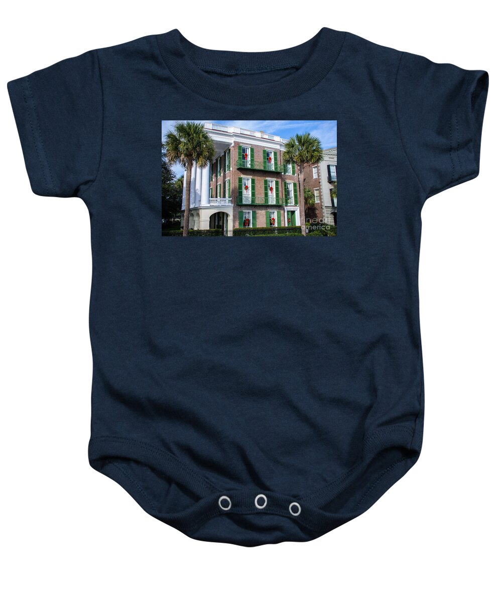 Christmas Baby Onesie featuring the photograph Christmas Home by Dale Powell