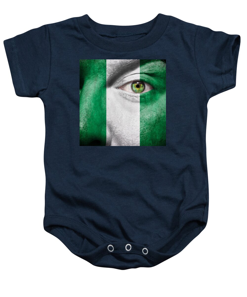 2014 Baby Onesie featuring the photograph Go Nigeria by Semmick Photo