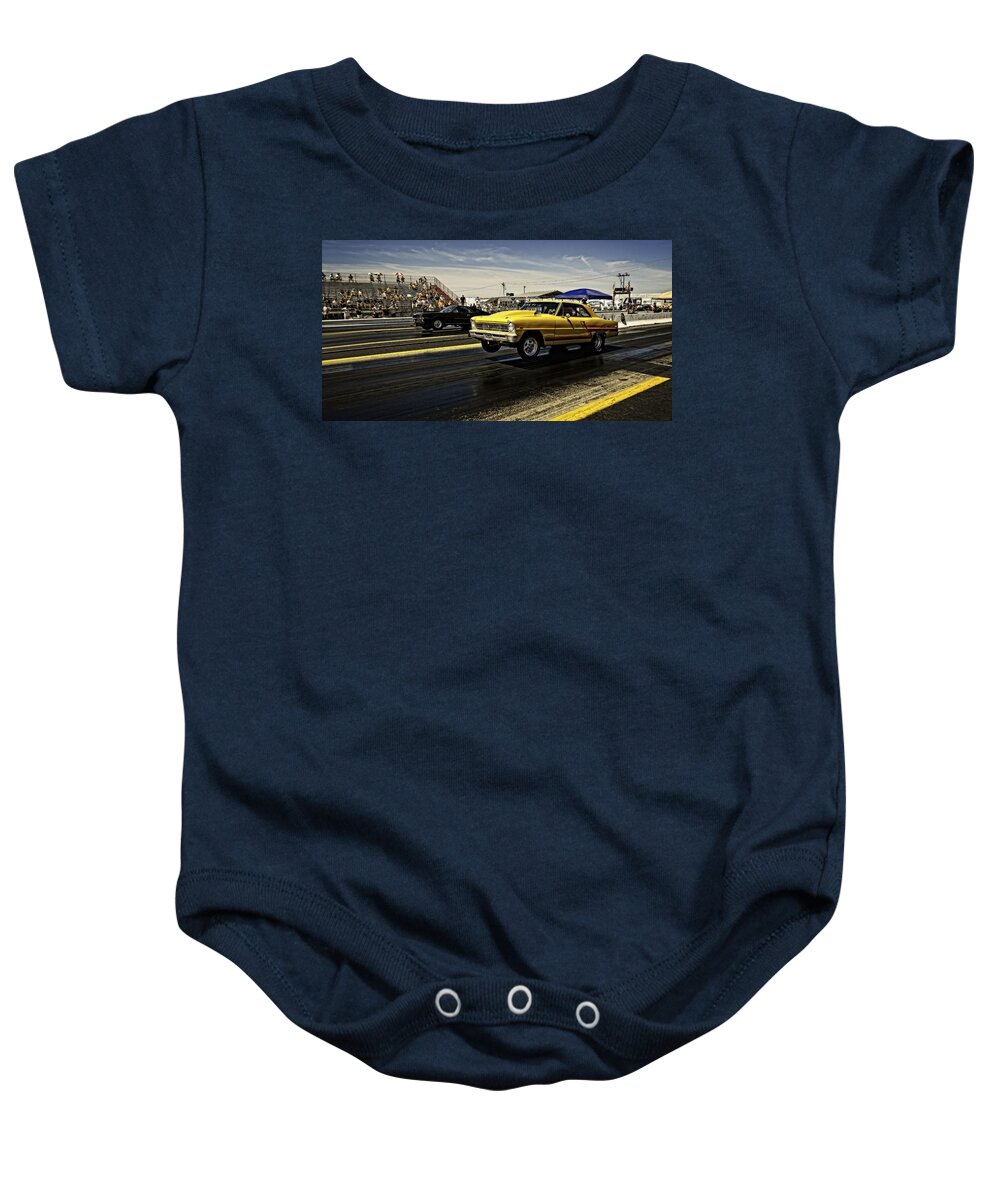 Drags Baby Onesie featuring the photograph Grand Bend by Jerry Golab