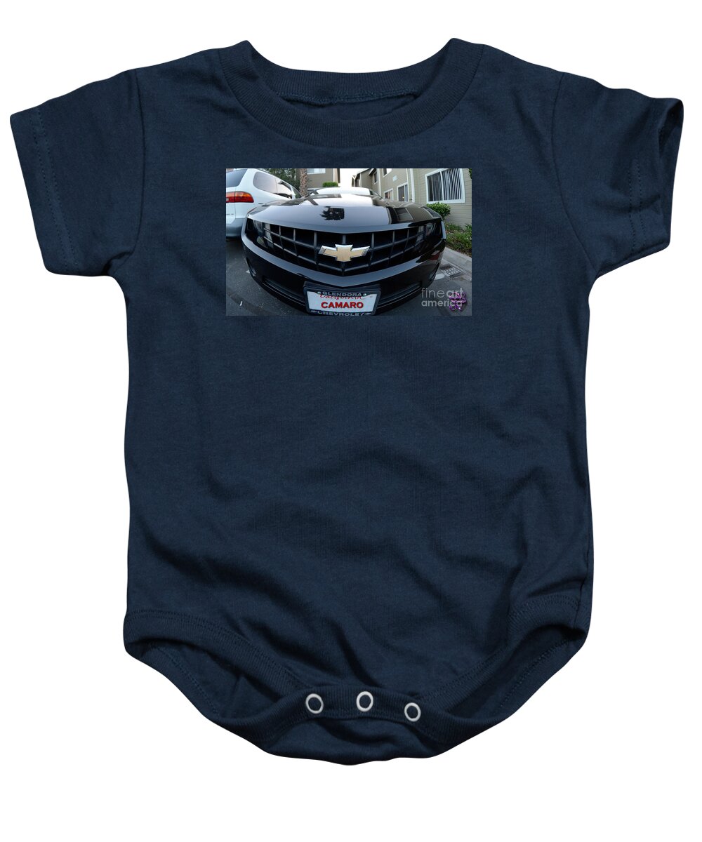 Black Baby Onesie featuring the photograph Happy Camero by Clayton Bruster