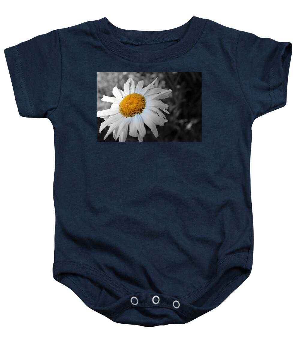 Flower Baby Onesie featuring the photograph Hint of Yellow by Lynn Sprowl