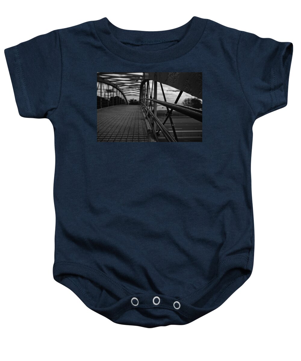 Miguel Baby Onesie featuring the photograph Lake Shore Drive Crossing by Miguel Winterpacht