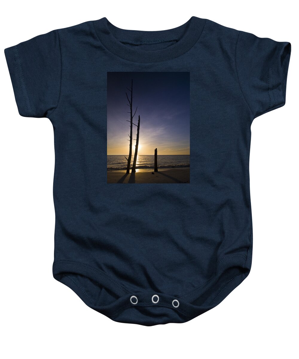 Florida Baby Onesie featuring the photograph Lovers Key Sunset by Bradley R Youngberg