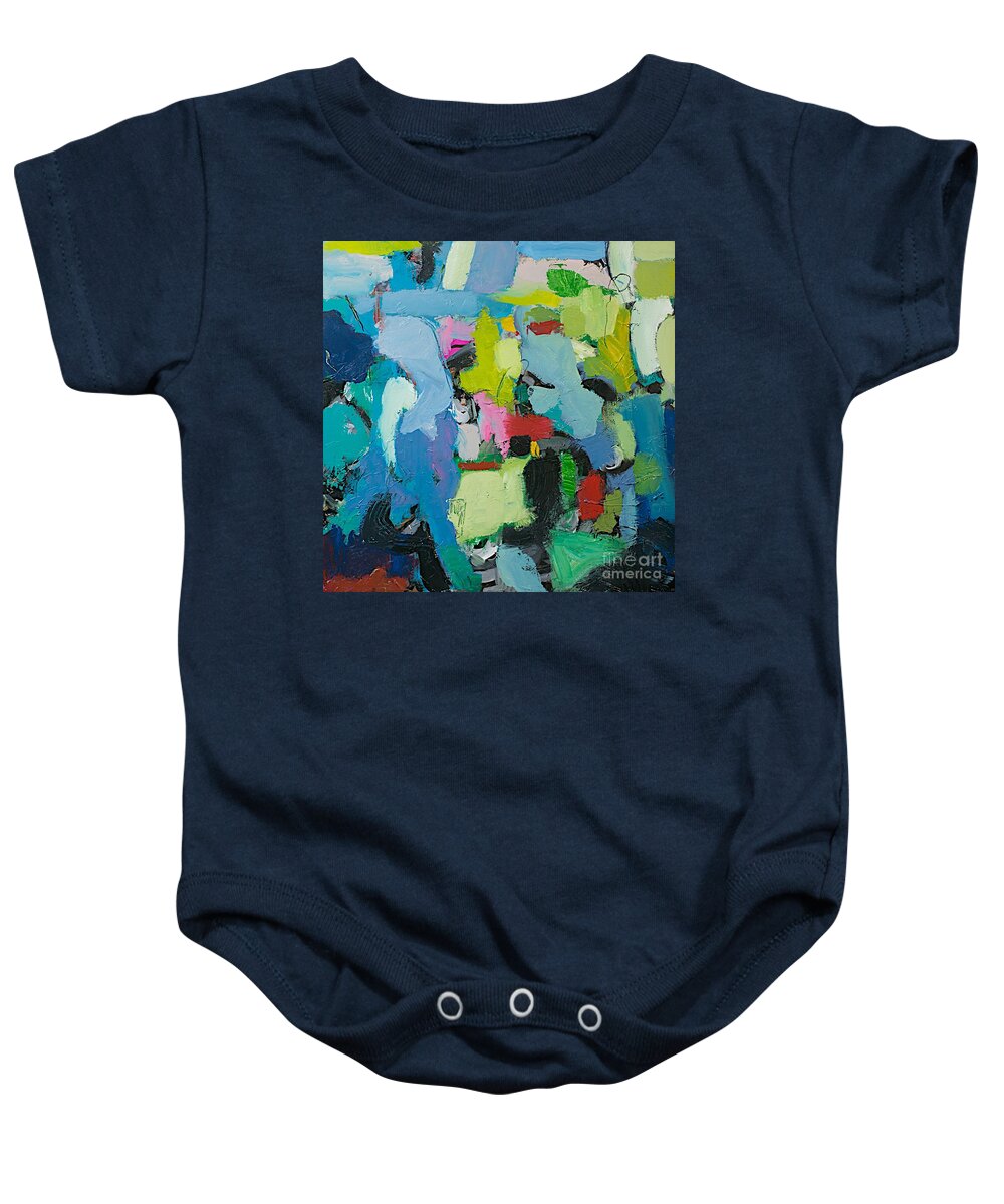 Color Baby Onesie featuring the painting Moultrie by Allan P Friedlander