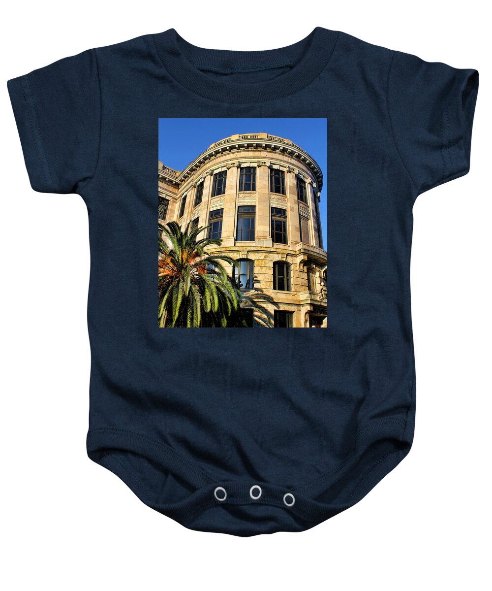 New Orleans Baby Onesie featuring the photograph Old Courthouse-New Orleans by Judy Vincent