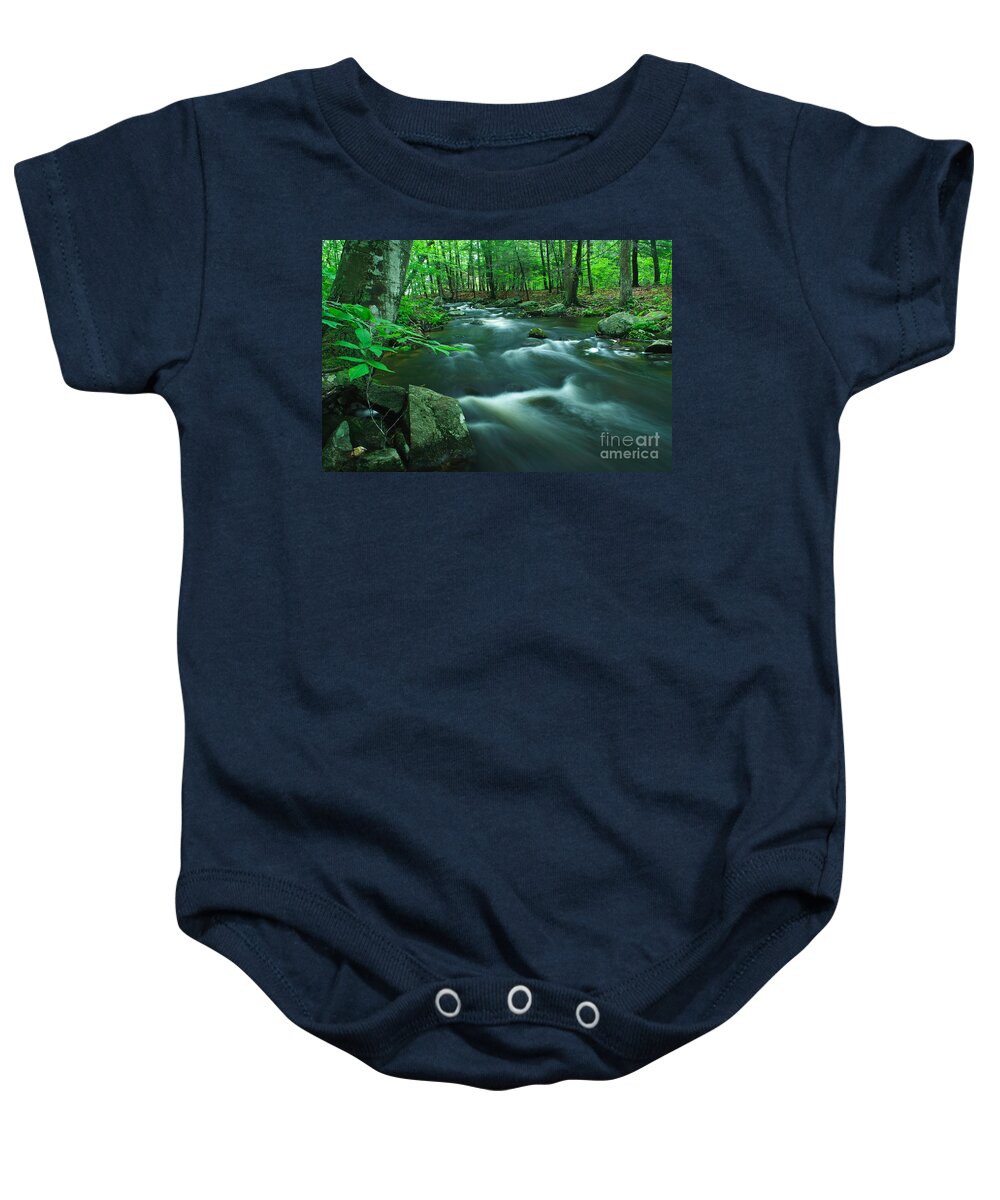 Boulders Baby Onesie featuring the photograph Onwards to the Sound by JG Coleman