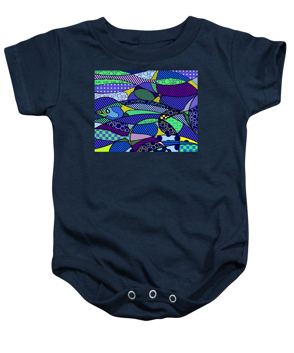 Colorful Baby Onesie featuring the digital art Oregon Memories by Randall J Henrie