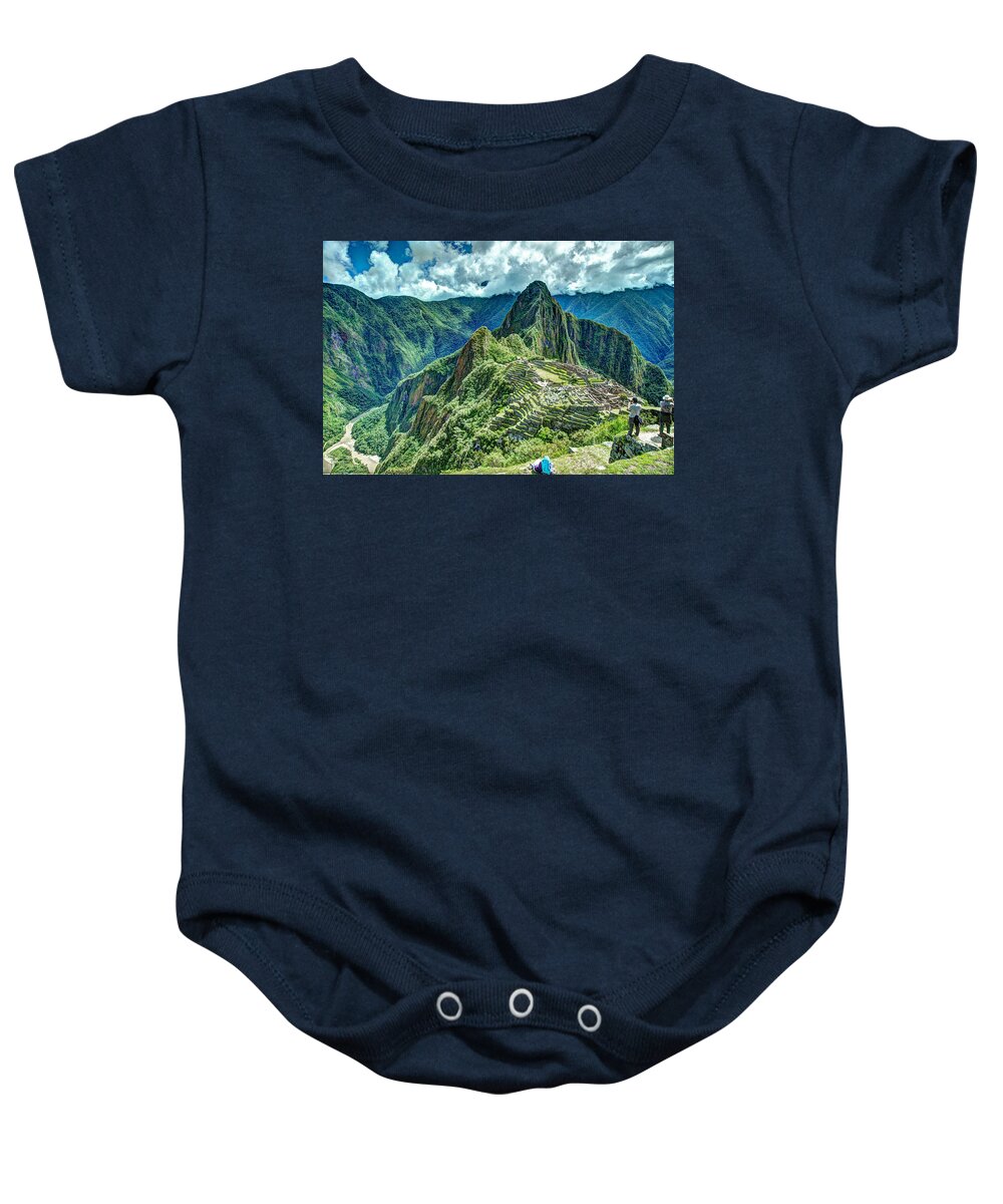 Landscape Baby Onesie featuring the photograph Palace in the Sky by Richard Gehlbach