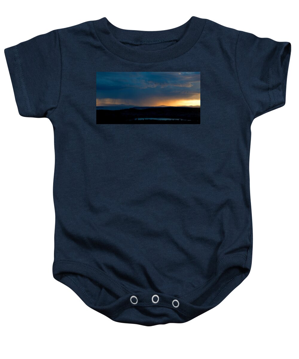 Landscape Baby Onesie featuring the photograph Peacefull Bliss by Greg DeBeck